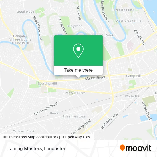 Training Masters map