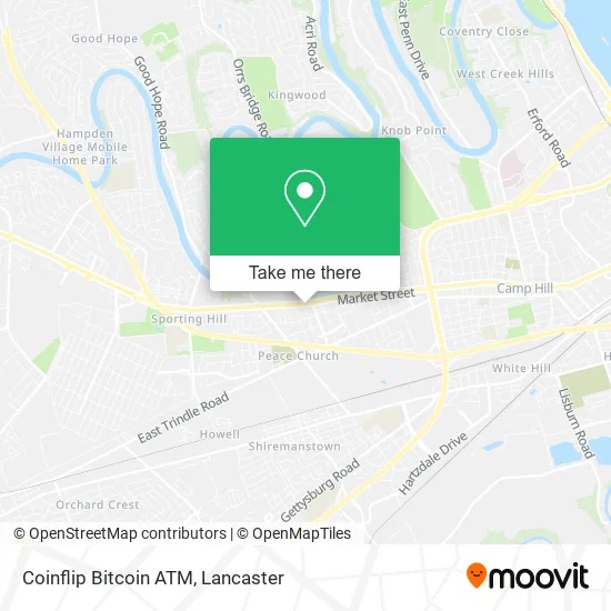 Coinflip Bitcoin ATM map