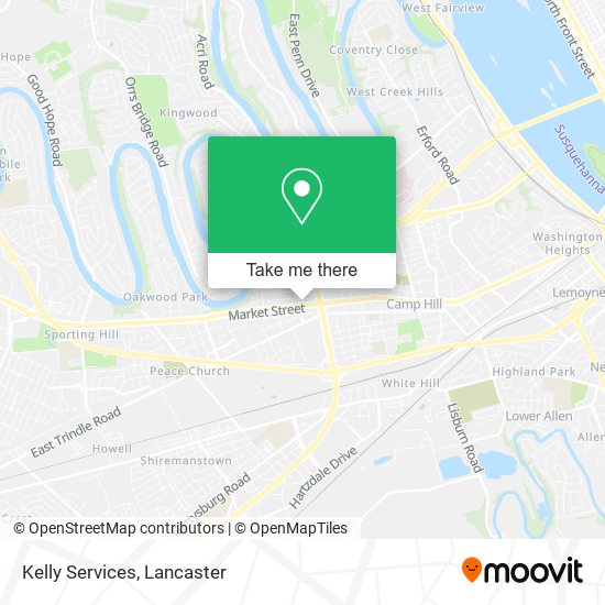 Mapa de Kelly Services