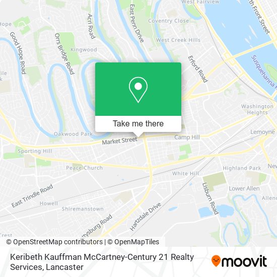 Keribeth Kauffman McCartney-Century 21 Realty Services map
