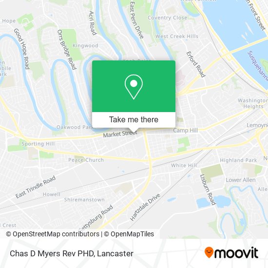 Chas D Myers Rev PHD map