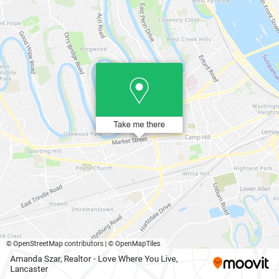 Mapa de Amanda Szar, Realtor - Love Where You Live