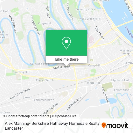 Mapa de Alex Manning- Berkshire Hathaway Homesale Realty