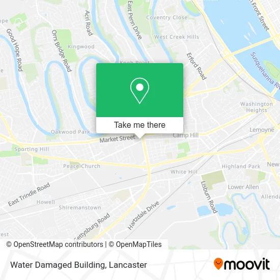 Water Damaged Building map