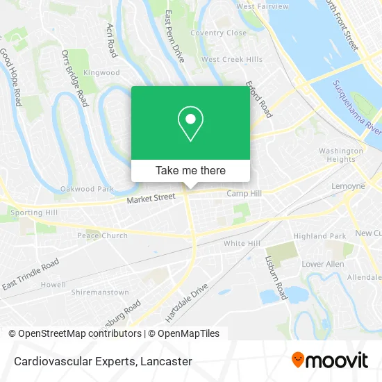 Cardiovascular Experts map