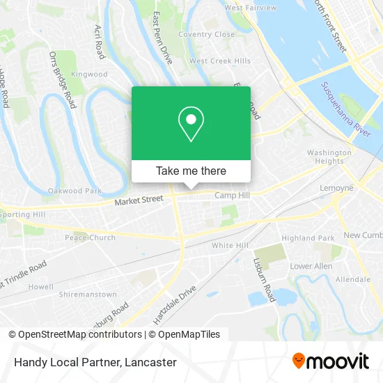 Handy Local Partner map