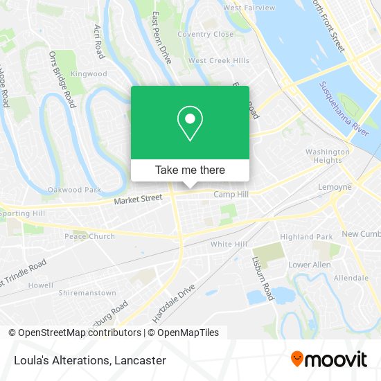 Loula's Alterations map
