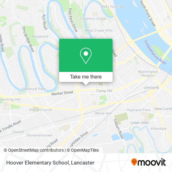 Hoover Elementary School map