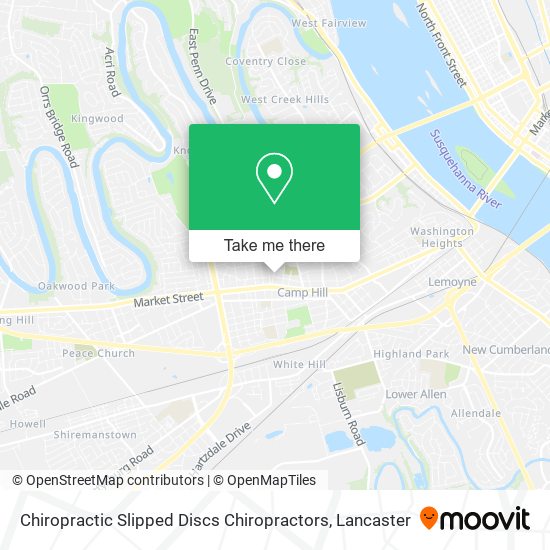 Mapa de Chiropractic Slipped Discs Chiropractors