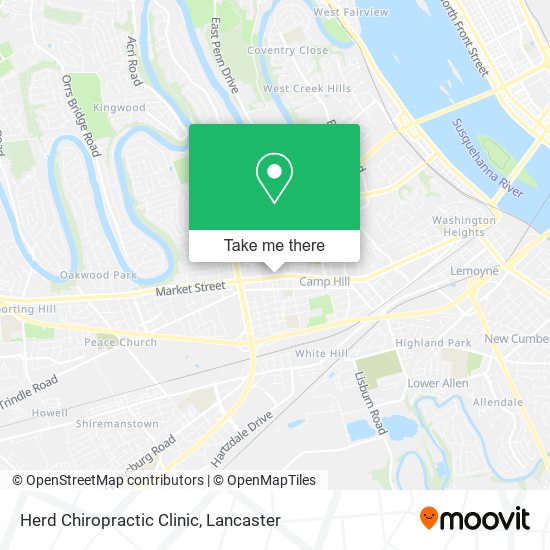 Herd Chiropractic Clinic map