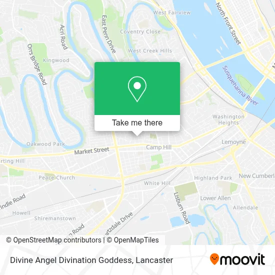 Divine Angel Divination Goddess map