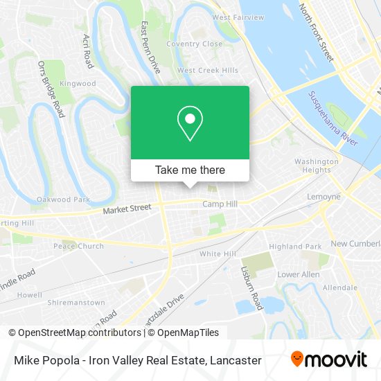 Mike Popola - Iron Valley Real Estate map