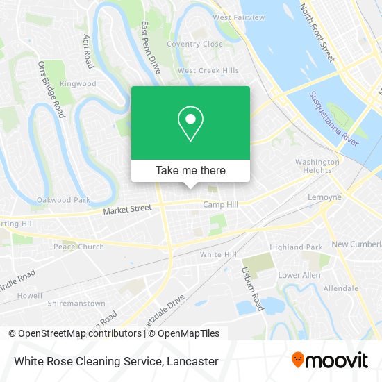 White Rose Cleaning Service map