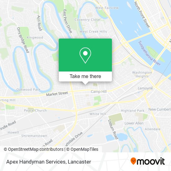 Apex Handyman Services map