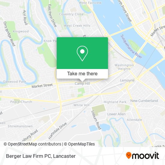 Mapa de Berger Law Firm PC