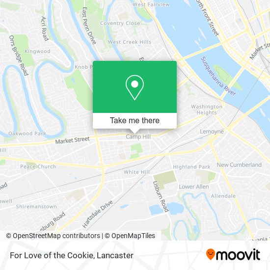 For Love of the Cookie map