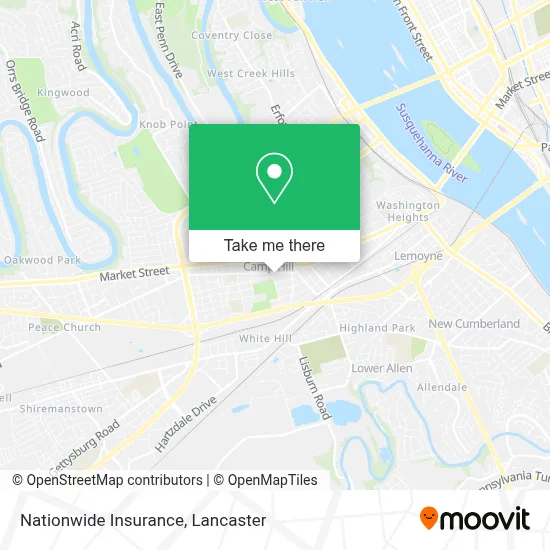 Nationwide Insurance map