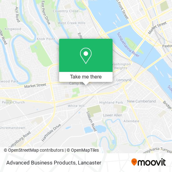 Advanced Business Products map