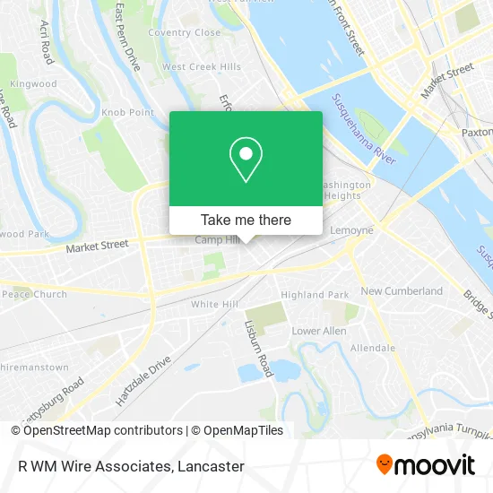 R WM Wire Associates map