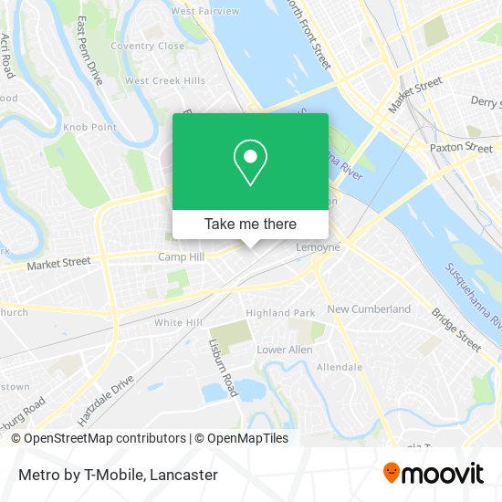 Metro by T-Mobile map