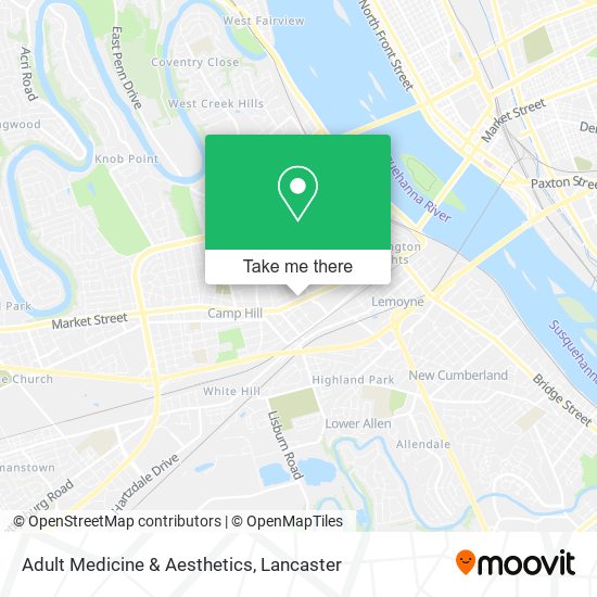 Adult Medicine & Aesthetics map