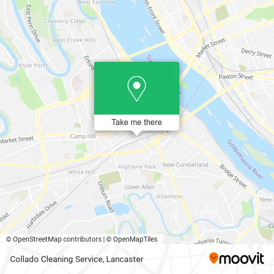 Collado Cleaning Service map