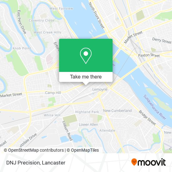 DNJ Precision map