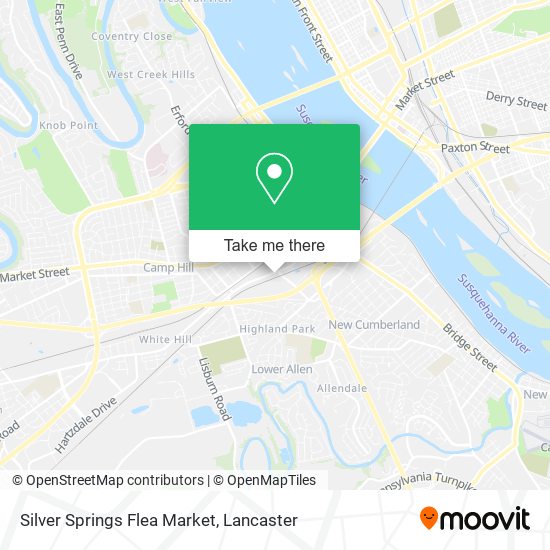 Mapa de Silver Springs Flea Market