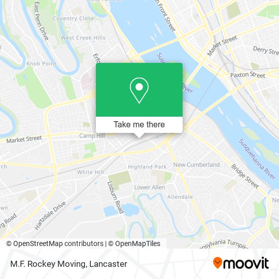 M.F. Rockey Moving map