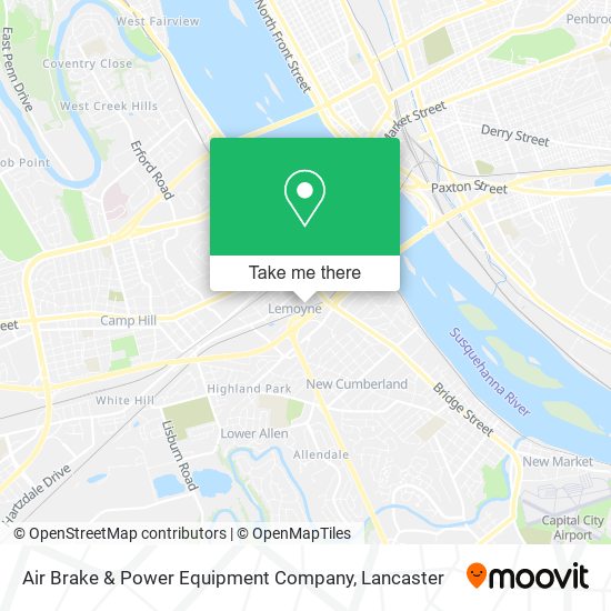 Air Brake & Power Equipment Company map