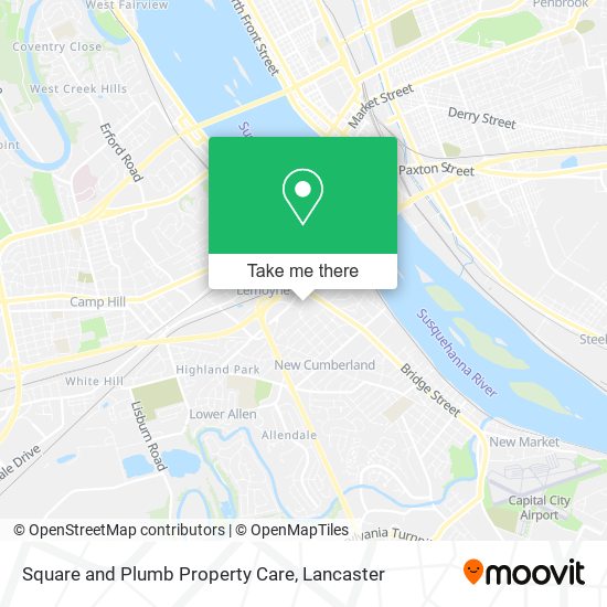 Square and Plumb Property Care map