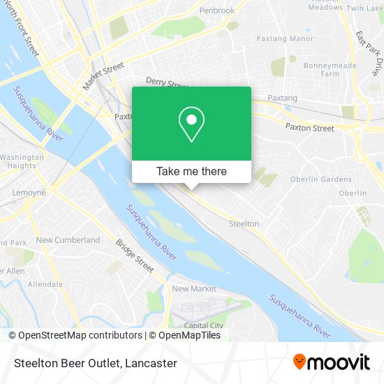 Mapa de Steelton Beer Outlet