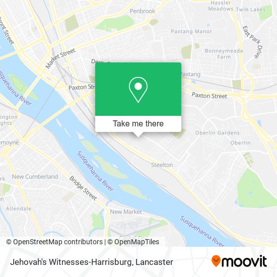 Mapa de Jehovah's Witnesses-Harrisburg