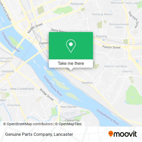 Mapa de Genuine Parts Company