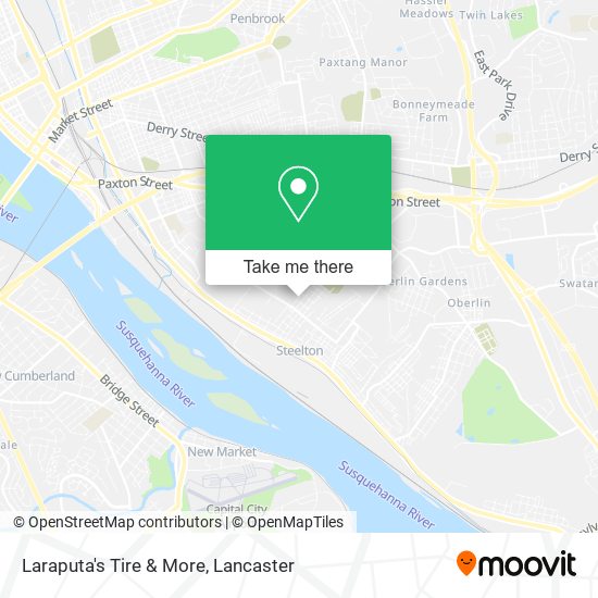 Laraputa's Tire & More map