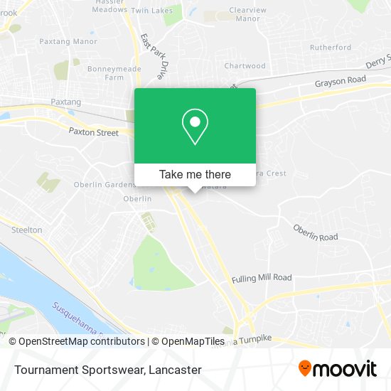 Tournament Sportswear map