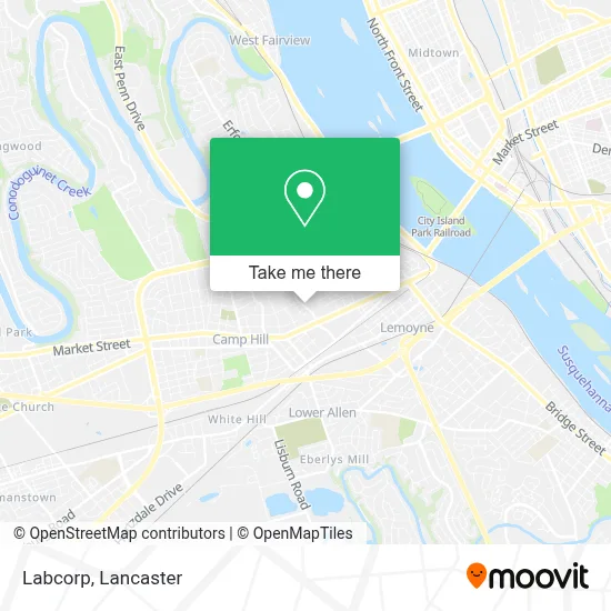 Labcorp map