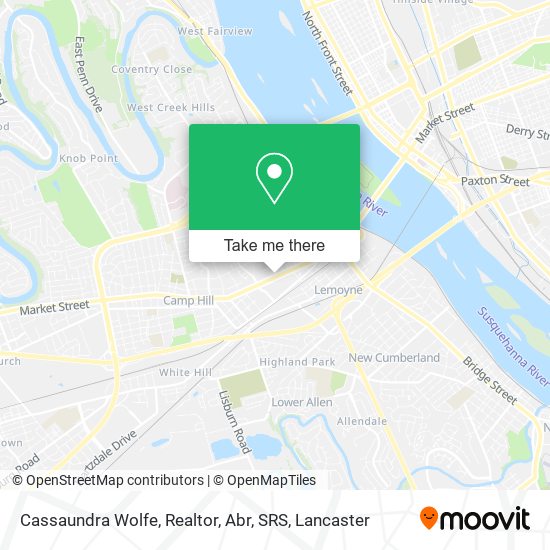 Mapa de Cassaundra Wolfe, Realtor, Abr, SRS