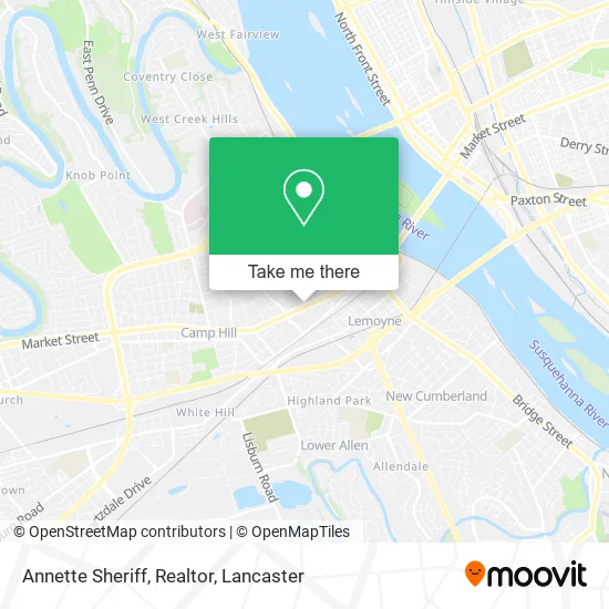 Annette Sheriff, Realtor map