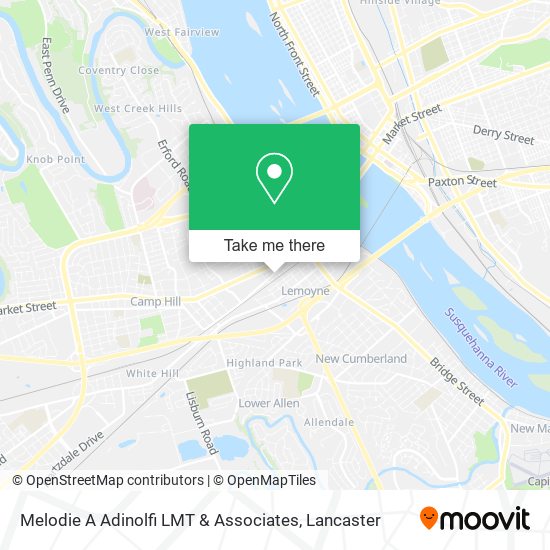 Melodie A Adinolfi LMT & Associates map