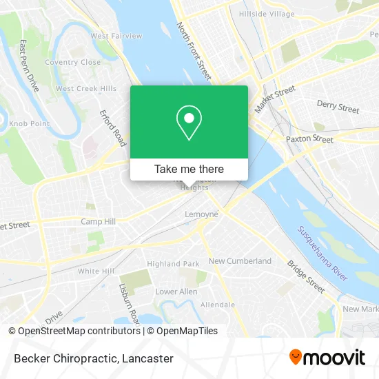 Becker Chiropractic map