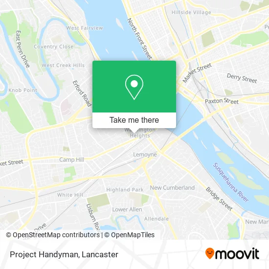 Project Handyman map