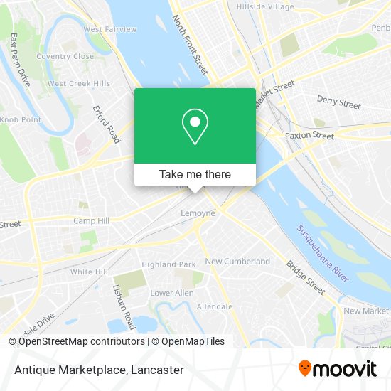 Antique Marketplace map