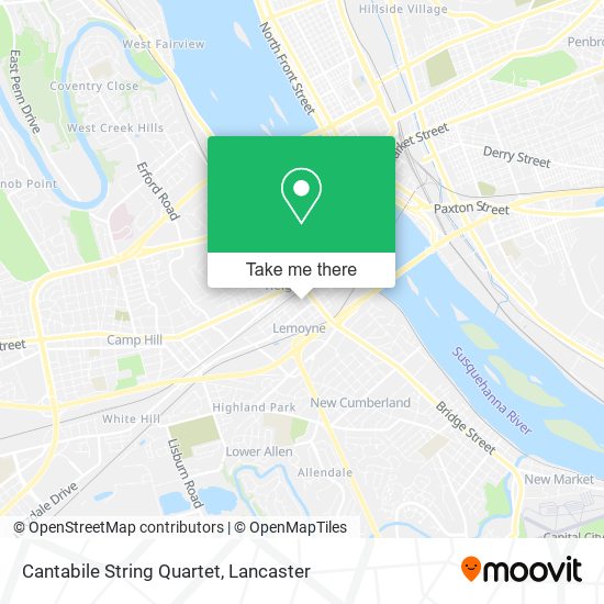 Cantabile String Quartet map