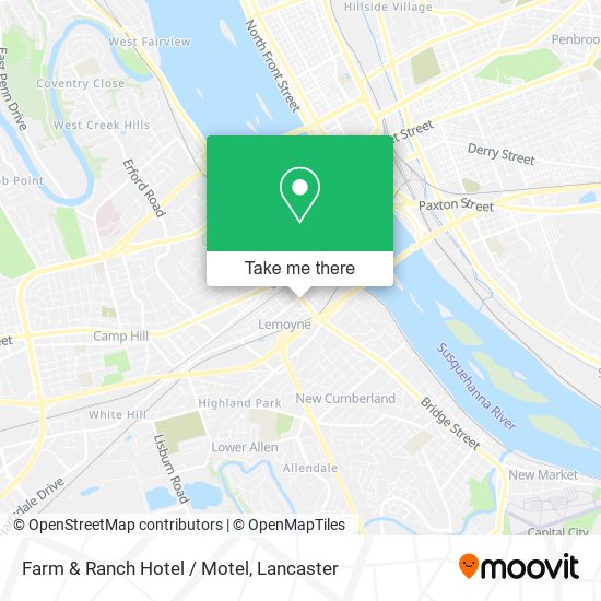 Farm & Ranch Hotel / Motel map