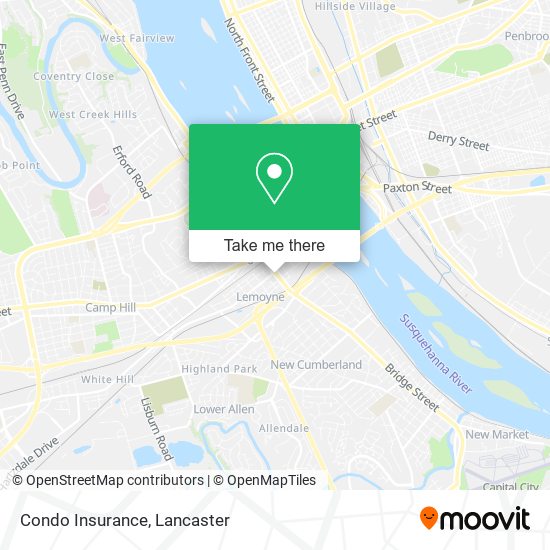 Mapa de Condo Insurance