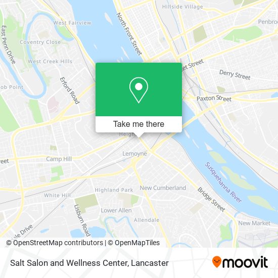 Mapa de Salt Salon and Wellness Center