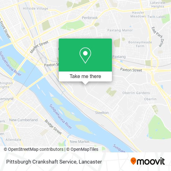 Mapa de Pittsburgh Crankshaft Service