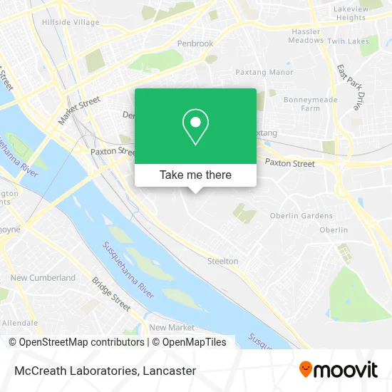 McCreath Laboratories map