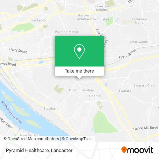 Pyramid Healthcare map